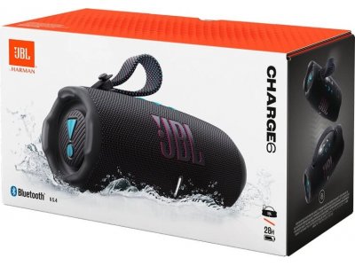 Портативная акустика JBL CHARGE 6 черный, оранжевый (JBLCHARGE6BLKOR) - изображение 20
