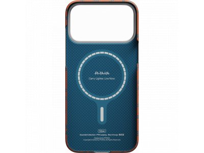 Чехол Pitaka Monogram Ultra-Slim Case для iPhone 17 Pro, оранжевый KI1703PTK - изображение 3