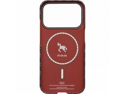 Чехол Pitaka Ultra-Slim Case Happiness Rides для iPhone 17 Pro, (Ebon Kylin) Черно-коричневый HR1707P - изображение 3