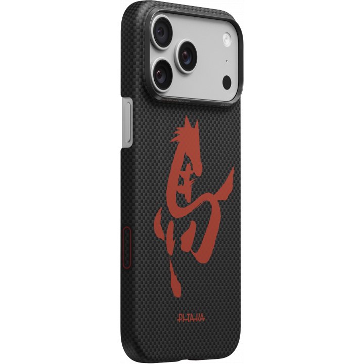 Чехол Pitaka Ultra-Slim Case (Ink Horse Painting) для iPhone 17 Pro, (Ink Rhythm) Чёрный HR1706P