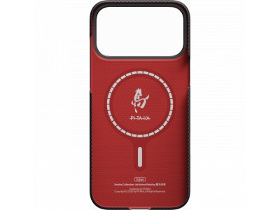 Чехол Pitaka Ultra-Slim Case (Ink Horse Painting) для iPhone 17 Pro, (Ink Rhythm) Чёрный HR1706P - изображение 3