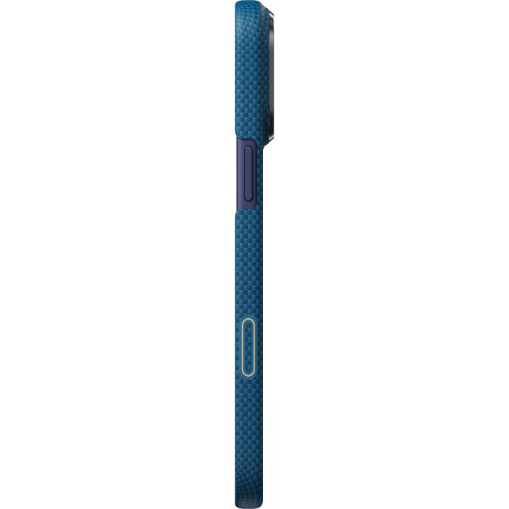 Чехол Pitaka Ultra-Slim Case (Ink Horse Painting) для iPhone 17 Pro Max, (Azure Green) Синий HR1704PM