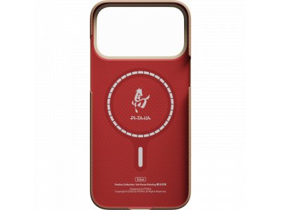 Чехол Pitaka Ultra-Slim Case (Ink Horse Painting) для iPhone 17 Pro Max, (Gold & Jade) Золотой HR1705PM - изображение 3