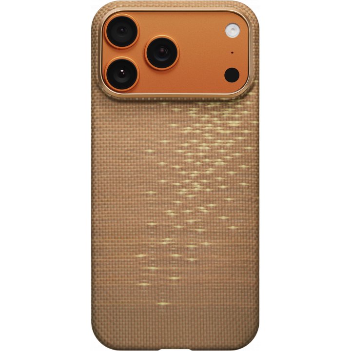 Чехол Pitaka Ultra-Slim Case для iPhone 17 Pro Max, (Golden Glint) Золотой KI1707AG