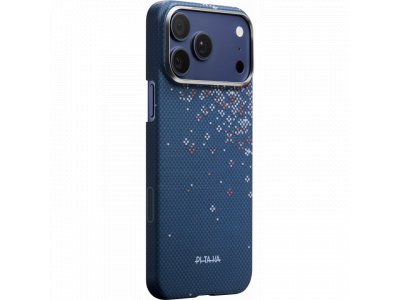 Чехол Pitaka Ultra-Slim Case (Sakura Hours) для iPhone 17 Pro, (Nightfall Blue) Синий SH1701PN - изображение 1