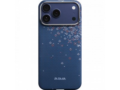 Чехол Pitaka Ultra-Slim Case (Sakura Hours) для iPhone 17 Pro, (Nightfall Blue) Синий SH1701PN - изображение 2