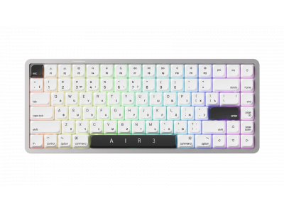 Беспроводная механическая низкопрофильная клавиатура xG AIR 3, 84 клавиши, RGB подсветка, Kailh Drift Switch (Tactile) (XG-AIR3-W-T), белый - изображение 2