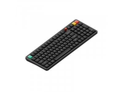 Беспроводная ультратонкая механическая клавиатура Nuphy AIR100v3 Nebula Dark, RGB, Hot Swap, Brown Nano Switch, NuPhy IO 2.0 (AIR100v3-ND-BRN)