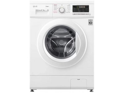 Стирально-сушильная машина узкая LG F1296CDS0X.ABWPCIS с функцией пара Steam 6/3 кг