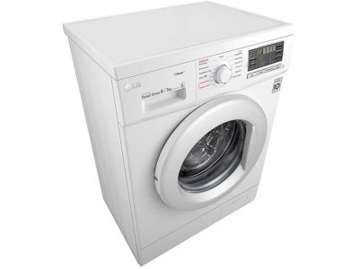 Стирально-сушильная машина узкая LG F1296CDS0X.ABWPCIS с функцией пара Steam 6/3 кг - изображение 6