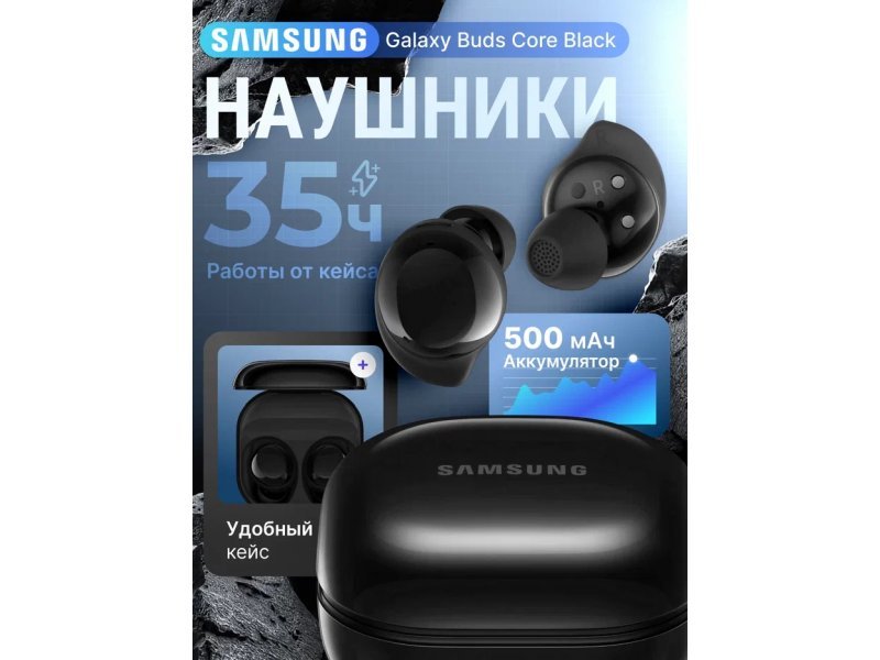 Наушники Samsung Galaxy Buds Core Black (SM-R410)( уцененный товар)