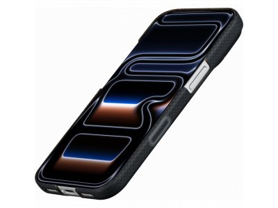 Чехол Pitaka Ultra-Slim Case (Sakura Hours) для iPhone 17 Pro, (Midnight Black) Чёрный SH1701PM - изображение 4