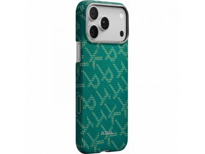 Чехол Pitaka Ultra-Slim Case для iPhone 17 Pro Max, Зелено-золотой KI1701PTKP - изображение 1