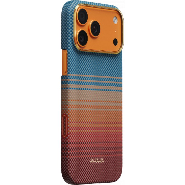 Чехол Pitaka Ultra-Slim Case (California Dream-01) для iPhone 17 Pro Max, (Sunset 2.0) Оранжево-синий SCD1701PM