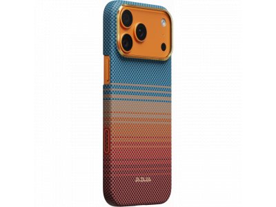 Чехол Pitaka Ultra-Slim Case (California Dream-01) для iPhone 17 Pro Max, (Sunset 2.0) Оранжево-синий SCD1701PM - изображение 1