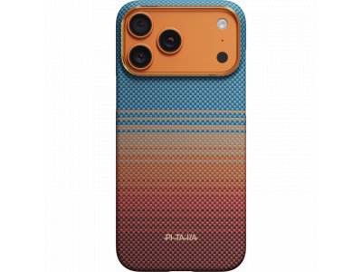 Чехол Pitaka Ultra-Slim Case (California Dream-01) для iPhone 17 Pro Max, (Sunset 2.0) Оранжево-синий SCD1701PM - изображение 2
