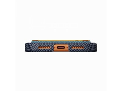 Чехол Pitaka Ultra-Slim Case (California Dream-03) для iPhone 17 Pro Max, (Sunset 2.0) Красно-синий SCD1703PM - изображение 6