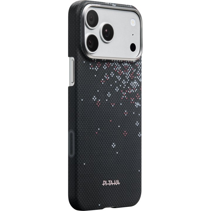 Чехол Pitaka Ultra-Slim Case (Sakura Hours) для iPhone 17 Pro Max, (Midnight Black) Чёрный SH1701PMM