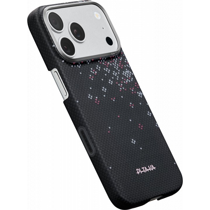 Чехол Pitaka Ultra-Slim Case (Sakura Hours) для iPhone 17 Pro Max, (Midnight Black) Чёрный SH1701PMM