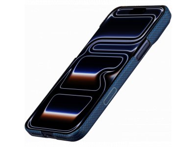 Чехол Pitaka Ultra-Slim Case (Sakura Hours) для iPhone 17 Pro Max, (Nightfall Blue) Синий SH1701PMN - изображение 3