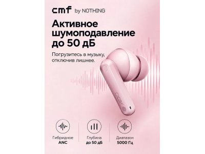 Наушники Nothing CMF Buds Pro 2 (2026 New Edition) Pink (A1060017) - изображение 2