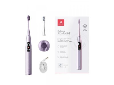 Электрическая зубная щетка Oclean X Pro Digital фиолетовый (Y2076)( уцененный товар)